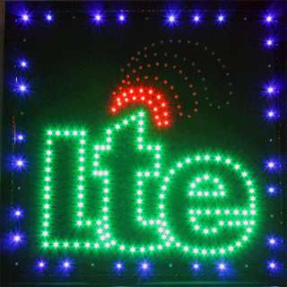 BRIGHT LED BAR Neon SIGN Coffee ANIMATED MOTION 110V  
