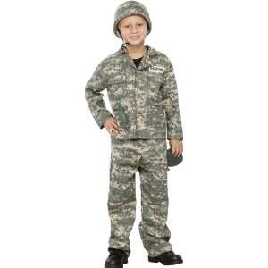    Childs Deluxe Army Man Halloween Costume (Small) Toys & Games
