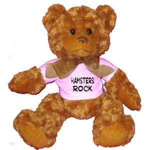  Hamsters Rock Plush Teddy Bear with WHITE T Shirt Toys 