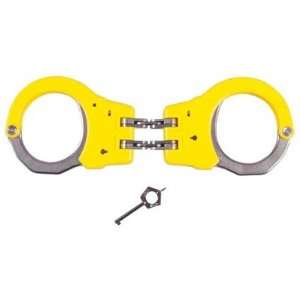  Hinge Handcuffs Hinge Handcuffs   Yellow Steel Sports 