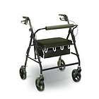 BIG & AND TALL Rolling Walker Rollator with Seat Back