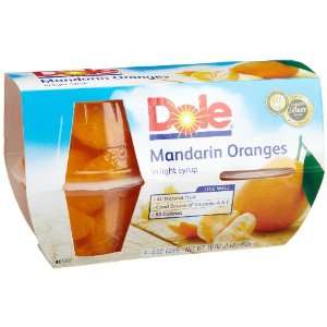 Dole Mandarin in 100% Fruit Juice, 4 Ounce Cups (Pack of 24)  