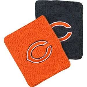  For Bare Feet Chicago Bears Wristbands 2 Pack Sports 