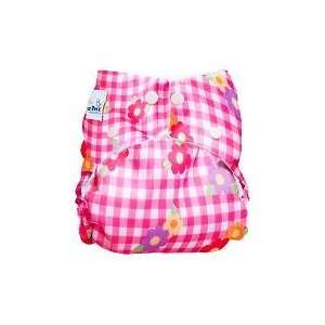  Fuzzi Bunz Cloth Pocket Diaper PINK GINGHAM   Medium Baby
