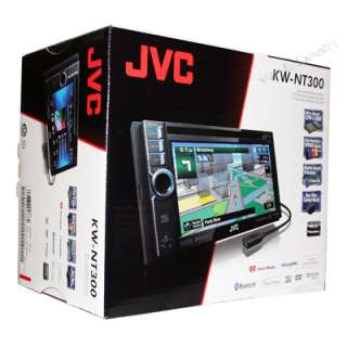 JVC KW NT300 DVD/CD/USB/SD Navigation Receiver with 6.1 inch Touch 