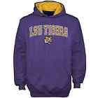 LSU Tigers Youth Purple Automatic Hoody Sweatshirt   Yth M