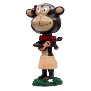 Hawaiian Hula Monkey Mini Bobble head Doll Toys & Games