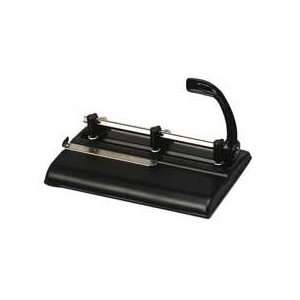  hole punch provides accurate centering of sheets up to 15. Punches 