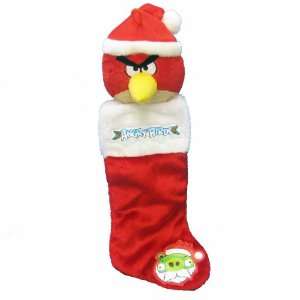 Kurt Adler Angry Birds Plush Head Stocking