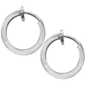   Non Pierced Hoops Clip On Hoop Earrings Fake Nose Ring Fake Lip Ring