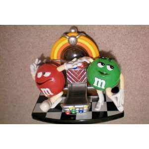 Highly Collectible  M & Ms Rockin Roll Cafe [M&M Jukebox Scene] Candy 
