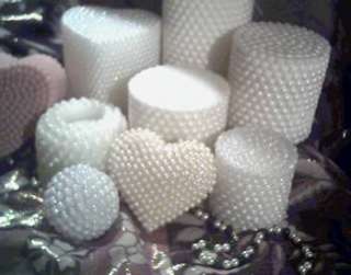 Silicone Pearl Pillar Candle Mold ~ Wedding ~ 3 x 3  