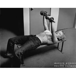  (22x28) Marilyn Monroe (Working Out Lifting Weights) Movie 