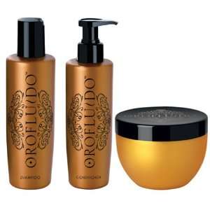  Orofluido Shampoo, Conditioner and Mask Set   3pc Beauty