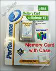 NINTENDO 64 Performance Memory Cards N64  
