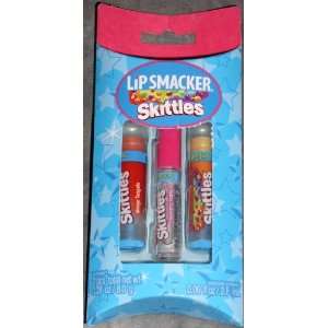  Lip Smackers   Tropical Skittles 3 pack Health & Personal 