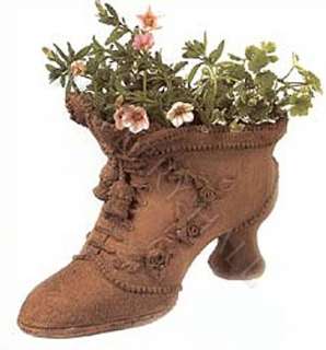 Unique Victorian Terracotta Shoe Planter   Your Dreams Just Came True 
