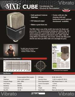 Marshall MXL Cube Drum Tom Microphone Mic Condenser New 801813110500 