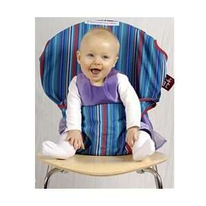  Totseat Portable High Chair   Blue Stripes Baby