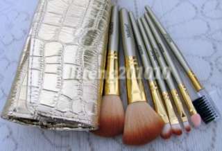 7PC Mini Makeup Make Up Eye Shadow Brush Set Kit + Case  