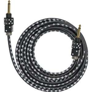  Bullet Cable Black Dice 20 foot Instrument Cable. Straight 