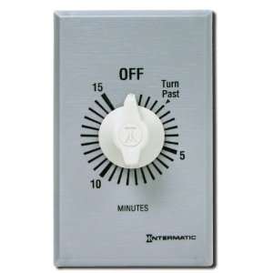  Intermatic FF415M 15 Minute Spring Loaded Wall Timer 