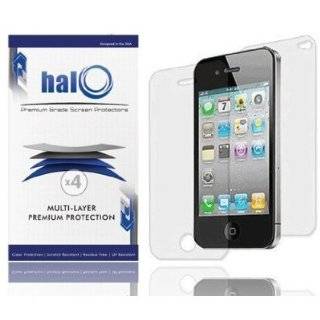 Halo Screen Protector Film Clear (Invisible) for iPhone 4G 4 (3 Pack 