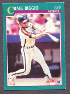 Craig Biggio, 1991 Score #161, Astros  