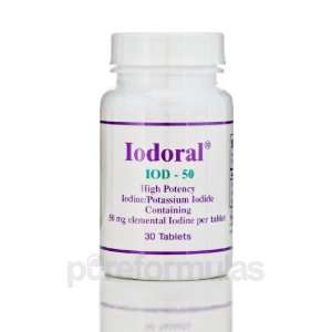  iodoral iod50 30 tablets 50 mg by optimox corporation 