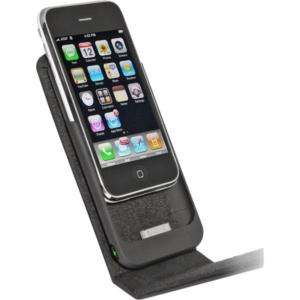 Monster Mobile 129365 00 Leather Charging Case iPhone 3G 3GS  