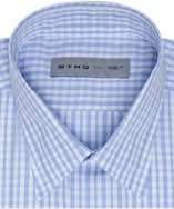 style #315910701 light blue gingham Alex slim fit dress shirt