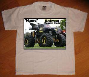 Batman Monster Truck Personalized T Shirt   NEW  