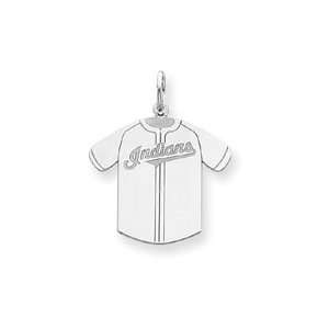  Sterling Silver Cleveland Indians Lg Jersey W/Name Charm Jewelry