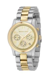 Michael Kors Two Tone Catwalk Chronograph Watch  