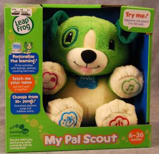 Leap Frog My Pal Scout Interactive Stuffed Puppy Toy  