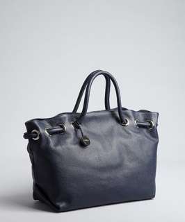 Furla cobalt leather Carmen medium tote