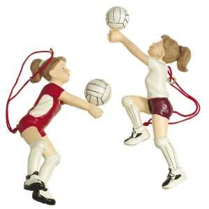  Girl Volleyball Player Ornaments