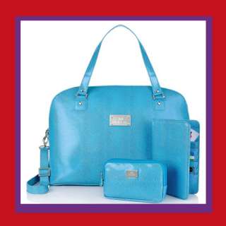 Joy Mangano 3Pc Madison Avenue Handbag w/Travel Wallet Clutch $84 