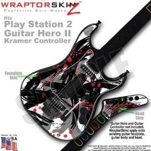   Guitar Hero II ( 2 ) Kramer Guitar Controllers (GUITAR NOT INCLUDED