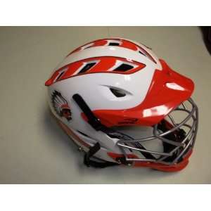 Brine white Lacrosse Helmet   size is MD/L   adjustable size   very 