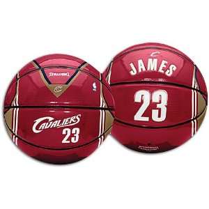  Cavaliers Spalding NBA Player Jersey Basketball ( James, LeBron 