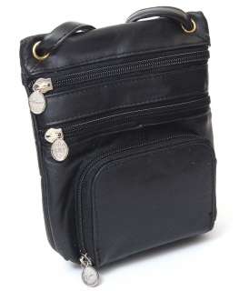 New Leather Organizer Mini Purse Handbag Safe XBody Bag  