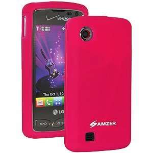   Case Hot Pink For Lg Chocolate Touch Vx8575 Flexible Premium Silicone