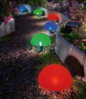 Solar Color Change LED Lights Globes Lighting Outdoor  