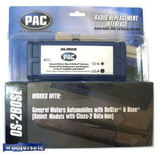PAC OS 2BOSE NEW GM ONSTAR INTERFACE UNIT WITH BOSE  
