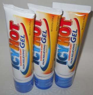 Icy Hot Pain Relieving Gel Vanishing Scent 2.5oz each  