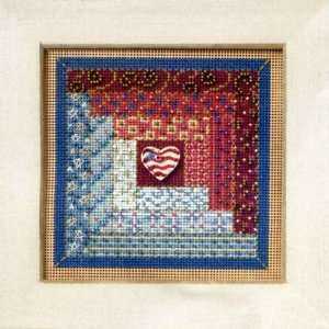  Log Cabin Quilt (beaded kit) Arts, Crafts & Sewing