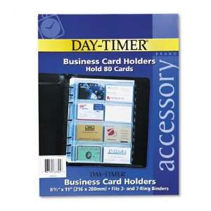   Timer® Business Card Holders for Looseleaf Planners