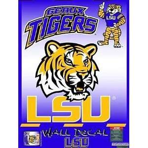 LSU Tigers Removable Giant Wall Decals