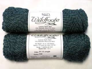 Brown Sheep Company WILDFOOTE Sock Yarn JUNGLE  